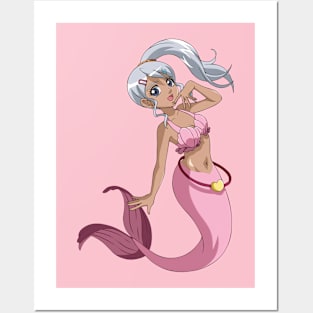 Mermaid Julie Posters and Art